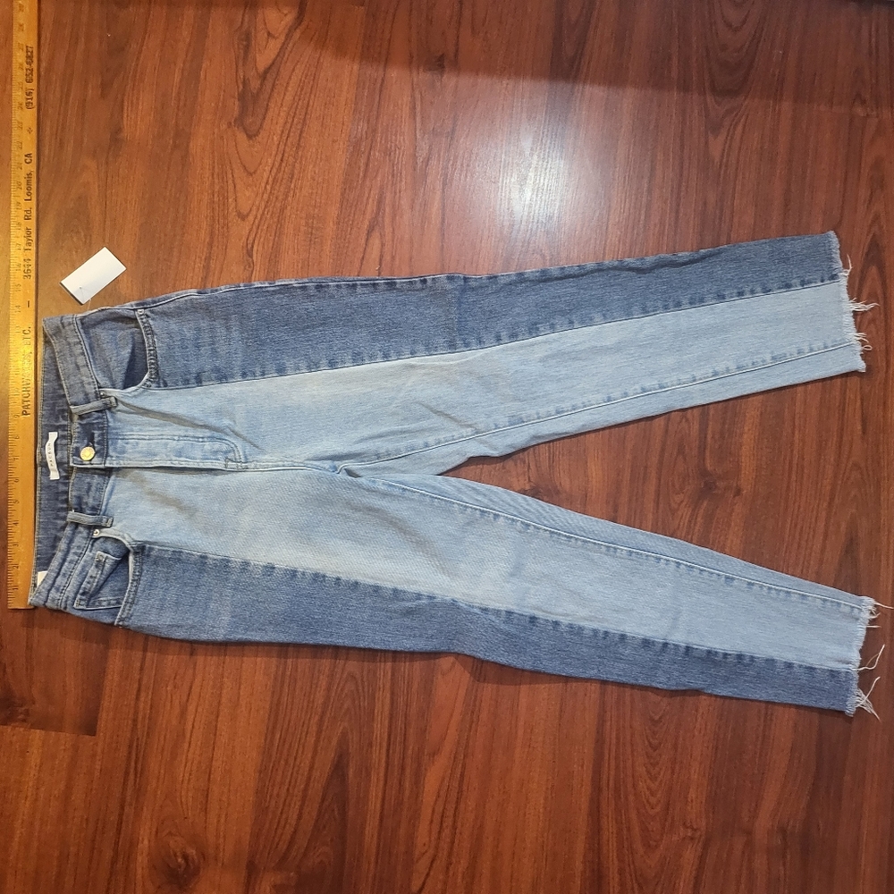 Pacsun High waist vintage two toned blue jeans size 26